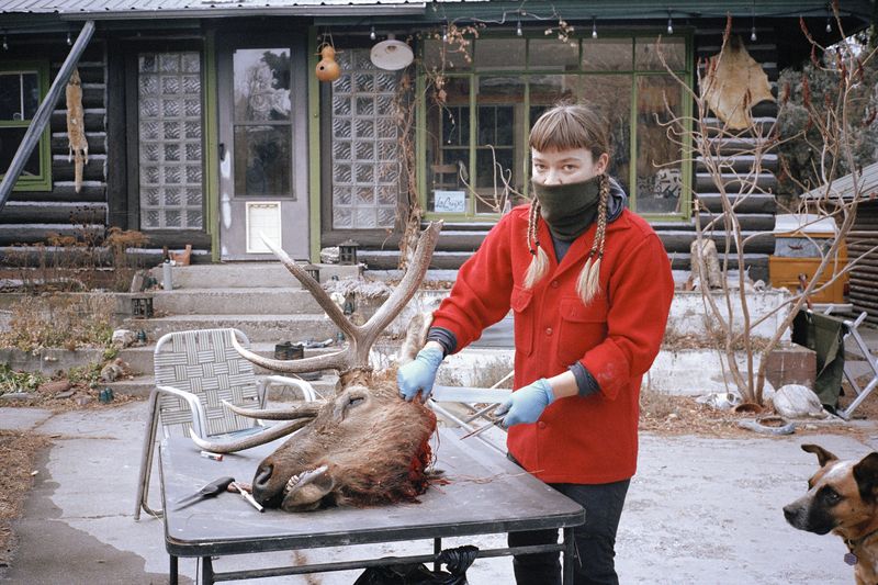 © Clara DeWeese - Linnae and the Elk Head