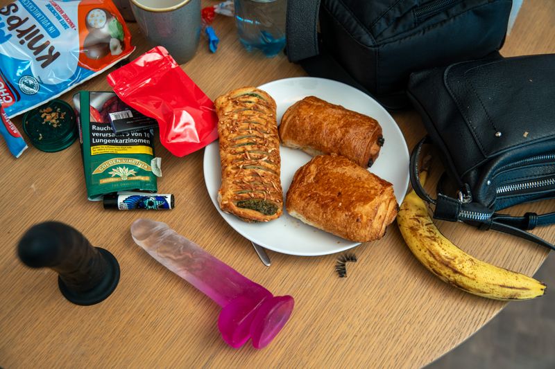 © Helene Mariussen - Image from the «If I’m going to get fucked by a company, I’d rather get fucked on camera – and get paid for it.» photography project