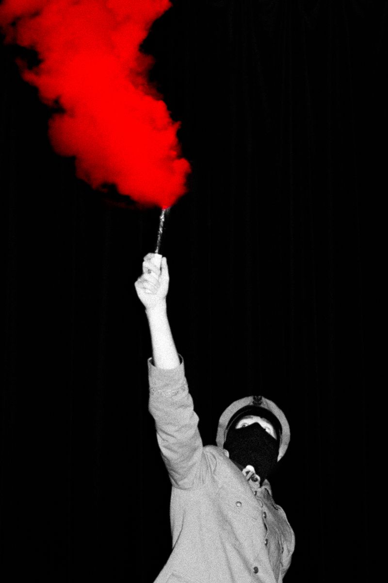 © Oktawian Jurczykowski - Image from the Red has a dark value on black and white photos photography project