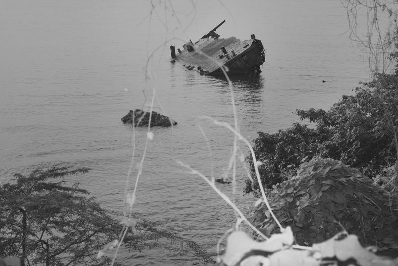 © Annalisa Natali Murri - The wreck of an abandoned cargo ship a few meters from the shore in Isabel II, Vieques.