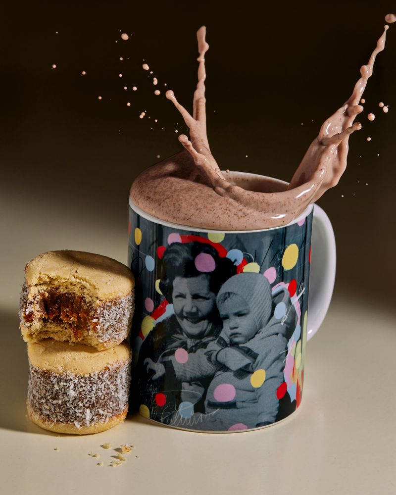 © Magali Polverino - We accompanied the delicacies with chocolate milk.