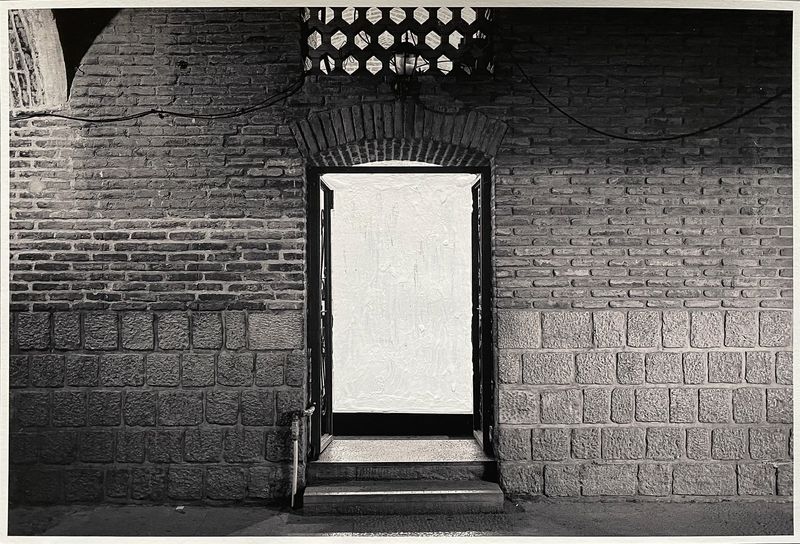 © Ali Tahayori - IMPOSSIBLE DESIRE 5, 2022, body fluid and paint on digitally printed photograph, 310 x 223mm.