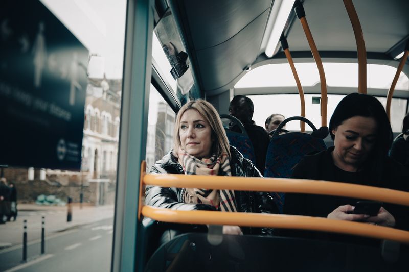 © Sarah Chandy - 06:30 With her colleague she catches the bus, then the train, and then walks to work.