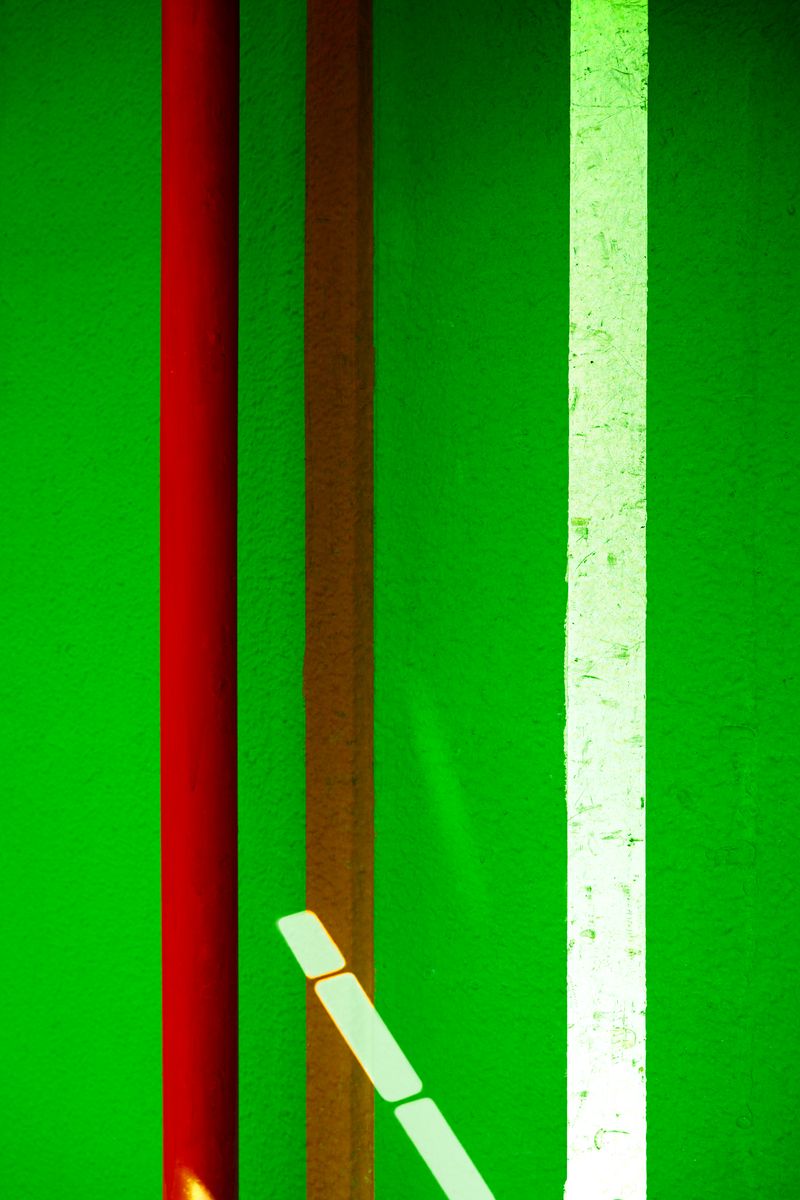 © Lisa Stonham - Conversation ( in Red and Green ) 2020 (detail) 50 x 75cms