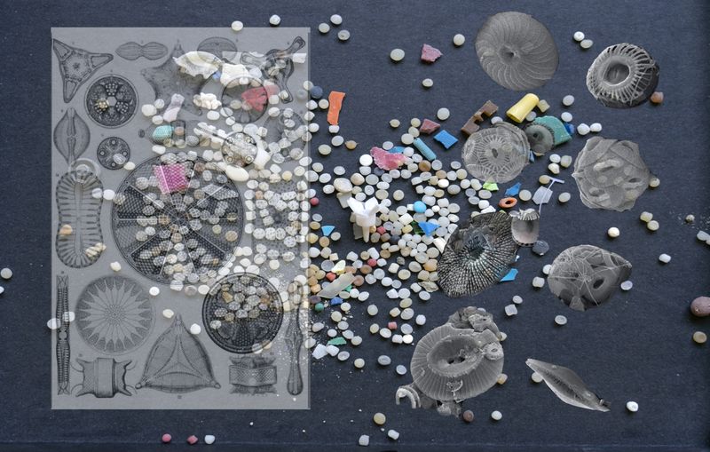 © Florence Iff - microplastic, bacteria living on and from micro plastic, contaminated water