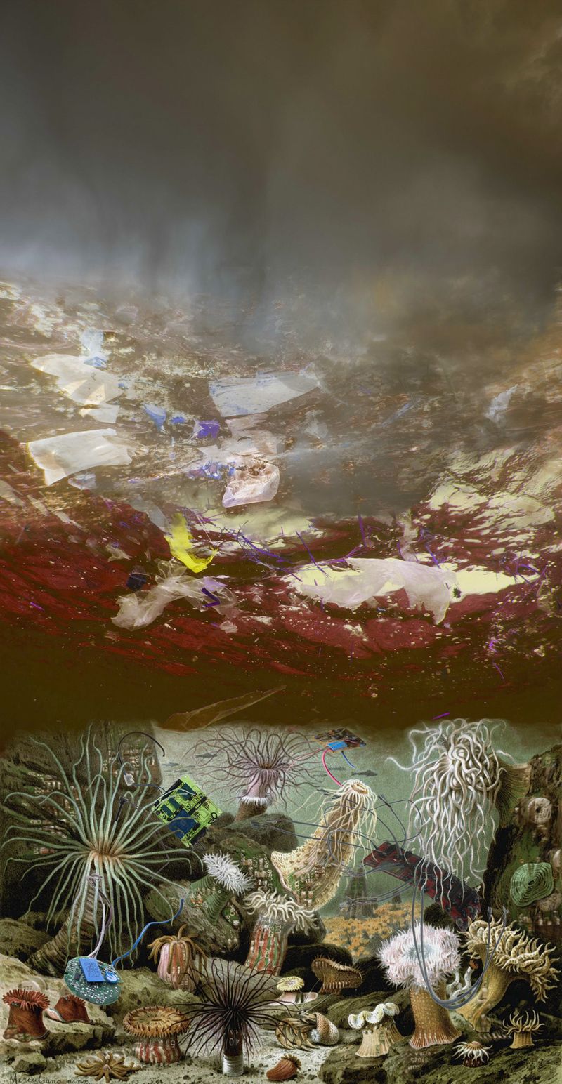 © Florence Iff - Amalagamated Fragmentation/Plastisphere-Water 5