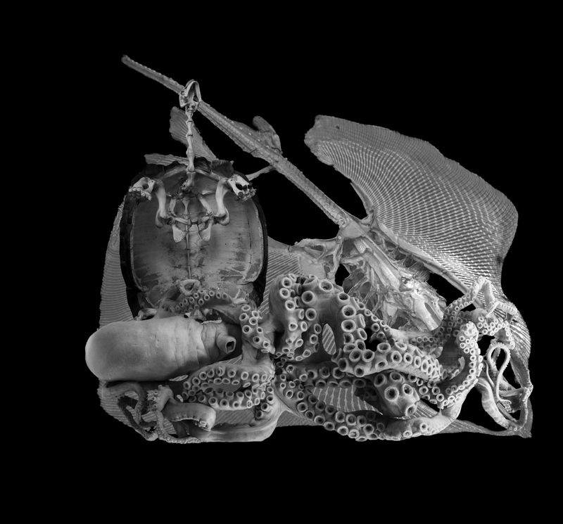 © Florence Iff - Tortoise, Manta, Octopus