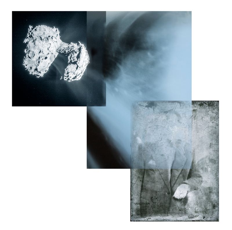 © Florence Iff - 67P / VIRTIS size _50x51cm