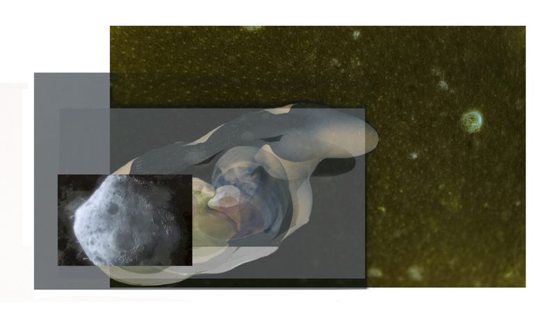 © Florence Iff - 67P / GIADA size _28x50cm