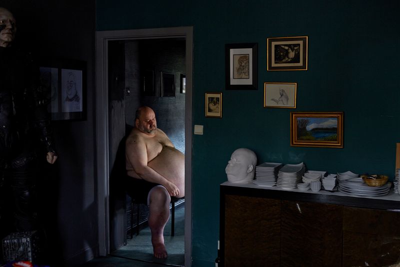 © Giovanni Troilo - Philippe in his beautiful house in Marchienne au Pont.