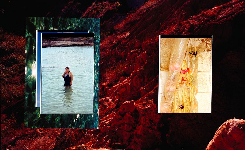 © Marie Hervé & Elsa Martinez - Image from the SAND OF NOISES - The sea : flat   the earth : flat photography project