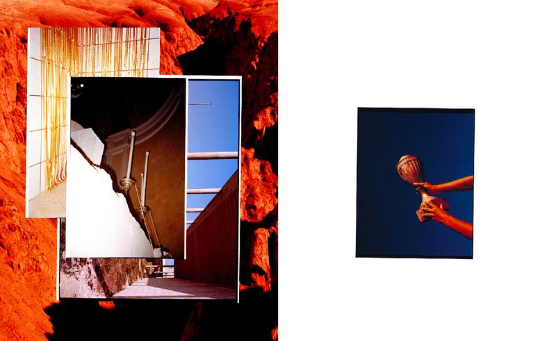 © Marie Hervé & Elsa Martinez - Image from the SAND OF NOISES - The sea : flat   the earth : flat photography project