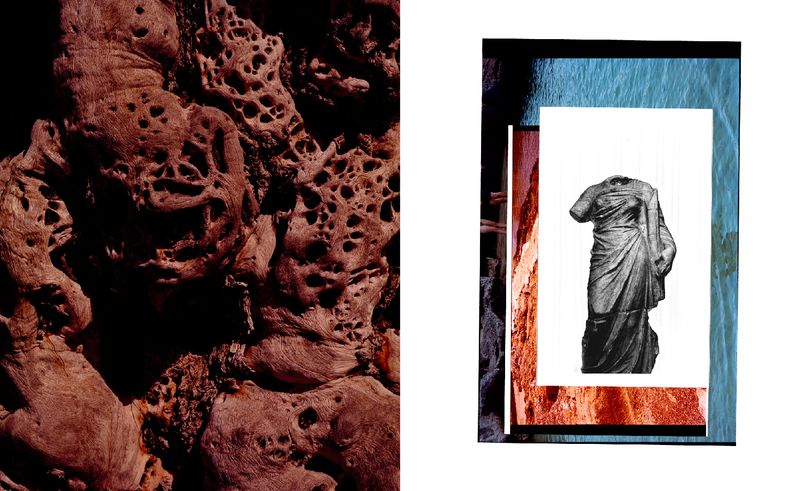 © Marie Hervé & Elsa Martinez - Image from the SAND OF NOISES - The sea : flat   the earth : flat photography project