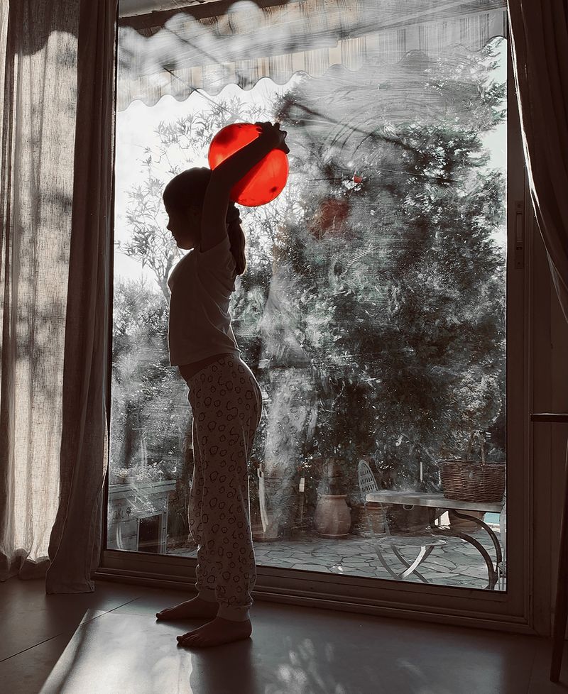 © caterina suzzi - "Posso trasferire tutta la mia energia nel pallone!""I can transfer all my energy into the balloon ! "