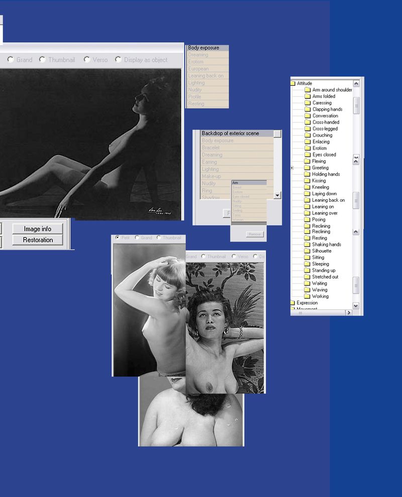 © paula roush - Image from the sex’n’database : a corporeal taxonomy photography project