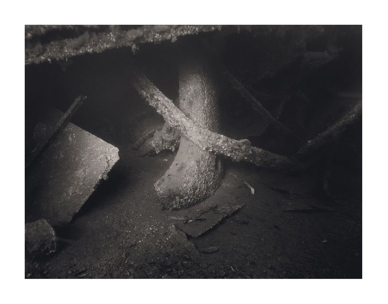 © Thomas Easop - Upside Down Gun Shield -SMS Brummer wreck, Scapa Flow, Orkney, Scotland