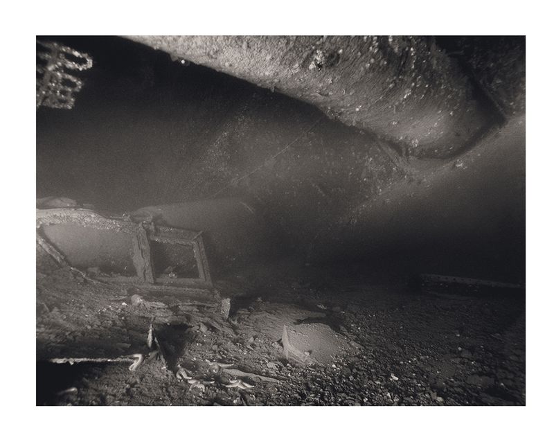 © Thomas Easop - Beneath the Stern with Main Guns -SMS Kronprinz Wilhelm wreck, Scapa Flow, Orkney, Scotland