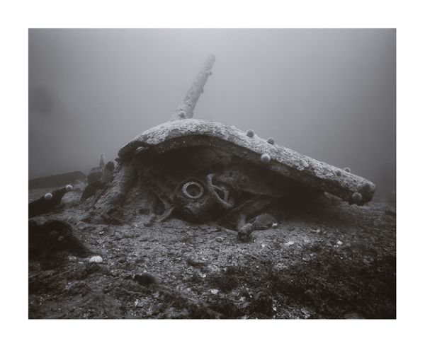 © Thomas Easop - Gun, Diver and Crab -SMS Seydlitz site, Scapa Flow, Orkney, Scotland