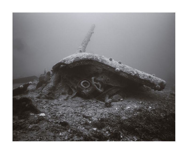 © Thomas Easop - Gun, Diver and Crab -SMS Seydlitz site, Scapa Flow, Orkney, Scotland