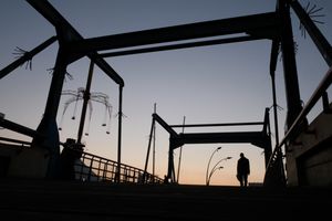 Reflections of a silhouette