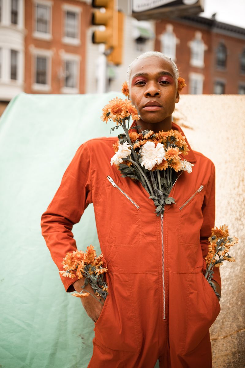 © shakira hunt - Aaron Ladon in florals