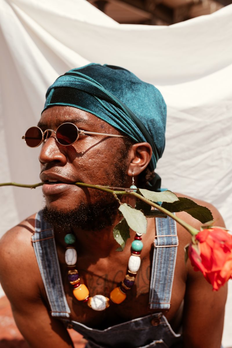 © shakira hunt - JaQuanne Leroy with rose