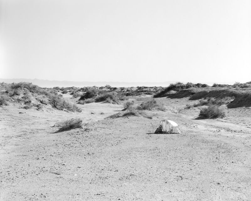 © Nicholas Albrecht - Child in emergency blanket in proximity of test site.