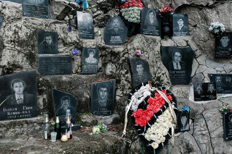 © Ksenia Kuleshova - Abkhazia, Sukhum,28/01/2016. This monument is dedicated to the victims of Georgian-Abkhazian war 1992/93.