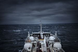 Women at Sea - breaking waves
