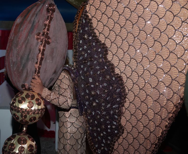 © Lexi Parra - A drag artist enters the club during a large awards event held for the LGBTQ community.