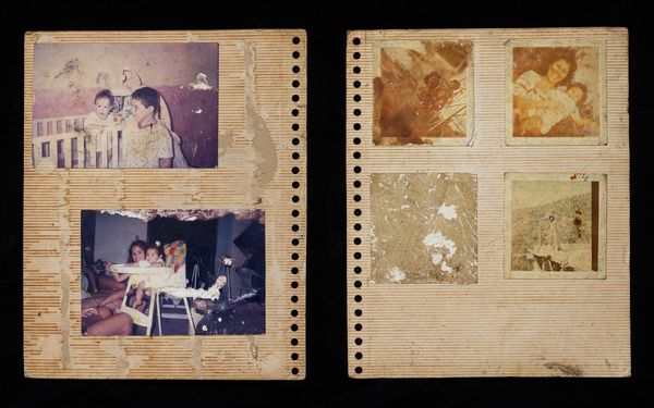 © Andrea Sarcos - Photos of the remnants of the flooded family album in La Guaira, Venezuela, 2023.
