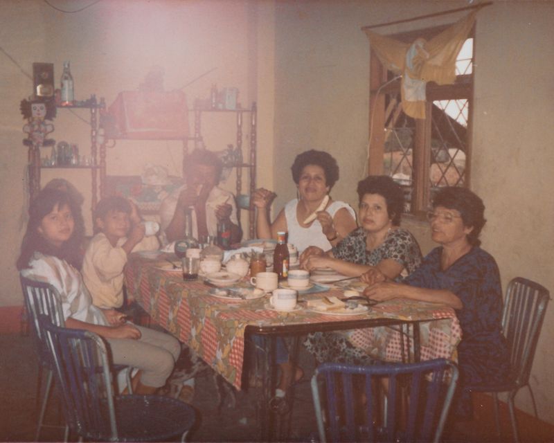 © Andrea Sarcos - My grandmother Maria with a few of her kids and grandkids in Ecuador. Year unknown.