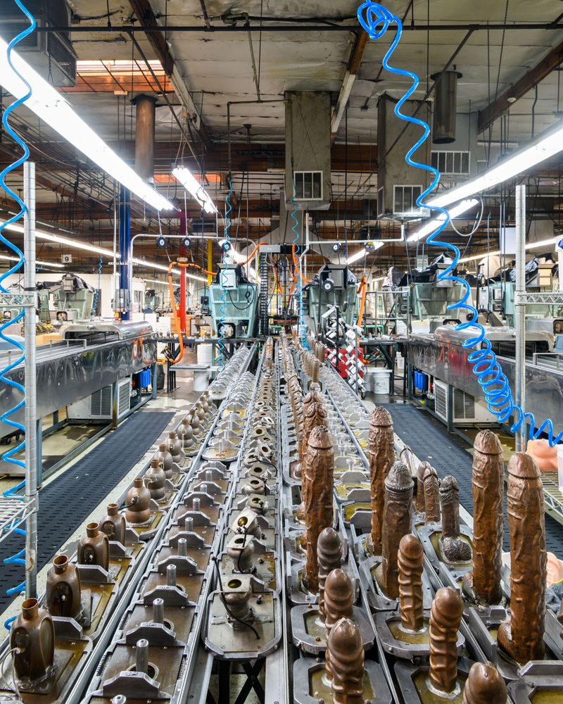 © Alastair Philip Wiper - The factory floor at Doc Johnson in Los Angeles, where 450 employees produce 75,000 pleasure products per week