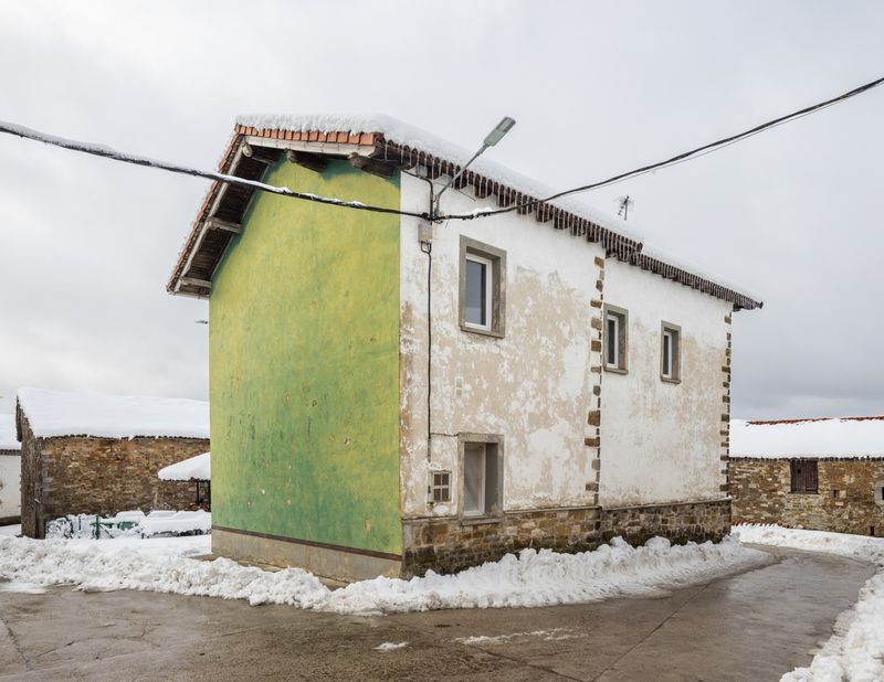 © Gunnar Knechtel - Subject: Fronton Walls in Spanish Villages. Location:Aincioa , Provence of Navarra, Spain.