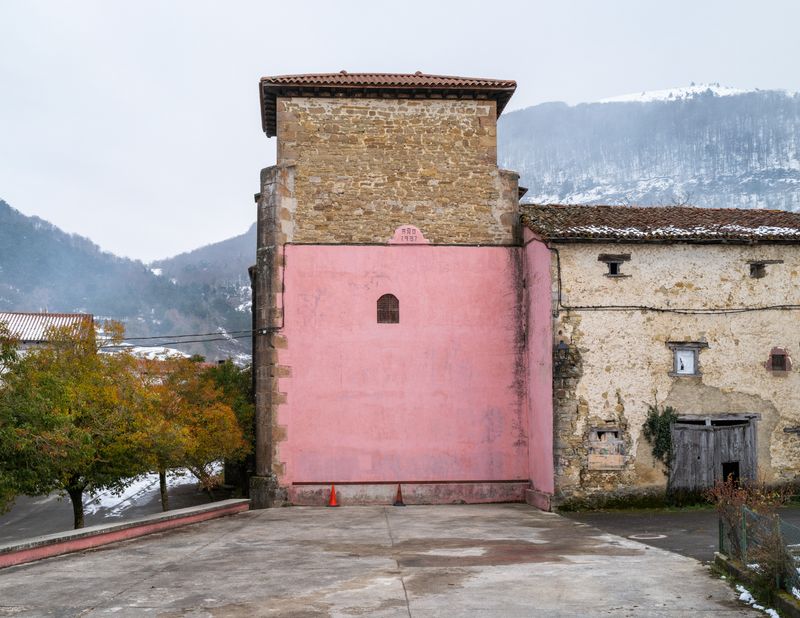 © Gunnar Knechtel - Subject: Fronton Walls in Spanish Villages. Location: Egozkue, Provence of Navarra, Spain.