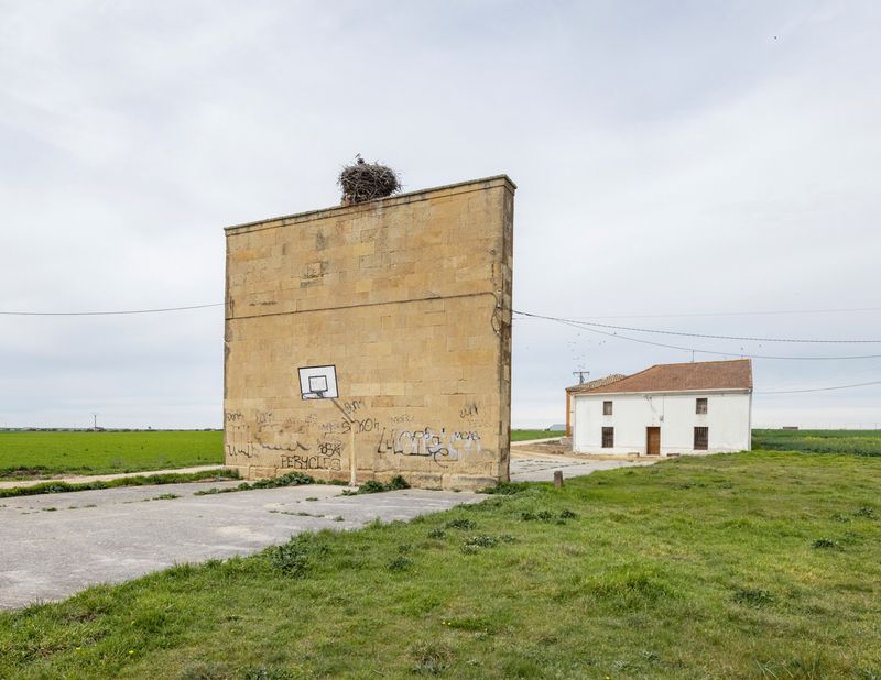 © Gunnar Knechtel - Subject: Fronton Walls in Spanish Villages. Location: La Orbada, Provence of Salamanca, Spain.