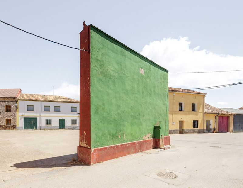 © Gunnar Knechtel - Subject: Fronton Walls in Spanish Villages. Location: Coscurita, Provence of Soria, Spain.