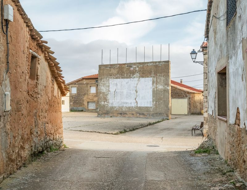 © Gunnar Knechtel - Subject: Fronton Walls in Spanish Villages. Location: Nolay, Provence of Soria, Spain.