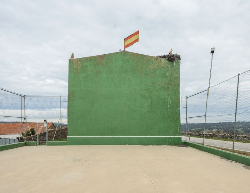 © Gunnar Knechtel - Subject: Fronton Walls in Spanish Villages. Provence of Salamanca, Spain.