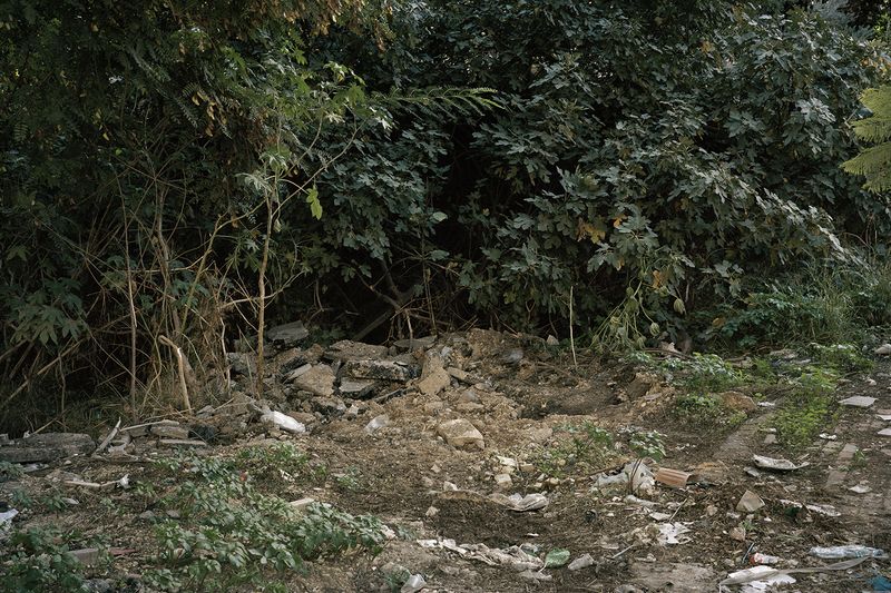© Gaëtan SOERENSEN - [Illegible] in plot no. 8. (Road under construction). 2022. Nablus