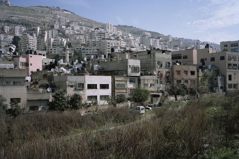 © Gaëtan SOERENSEN - Western view of Askar refugies camp from Fakhreddine Waqf. 2022. Nablus.