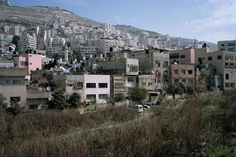 © Gaëtan SOERENSEN - Western view of Askar refugies camp from Fakhreddine Waqf. 2022. Nablus.