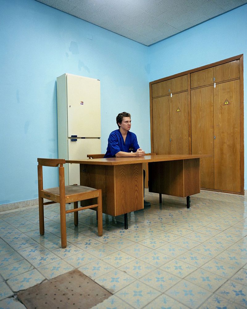 © Michal Solarski - Dima. A doctor awaiting patients at Foros sanatorium. August 2016, Crimea.