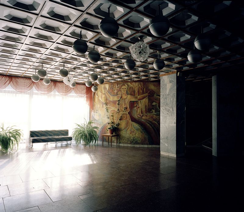 © Michal Solarski - Satelites. Resting area and reception at Mishor sanatorium. August 2016, Crimea.