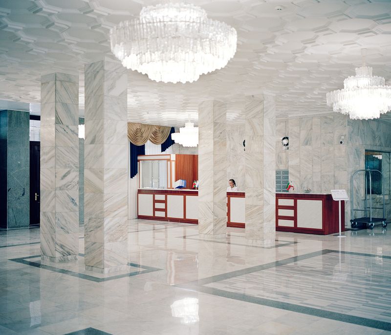 © Michal Solarski - The lounge of Foros Sanatorium in Crimea. Crimea is a home to the most splendid sanatoriums in the former Soviet Union.