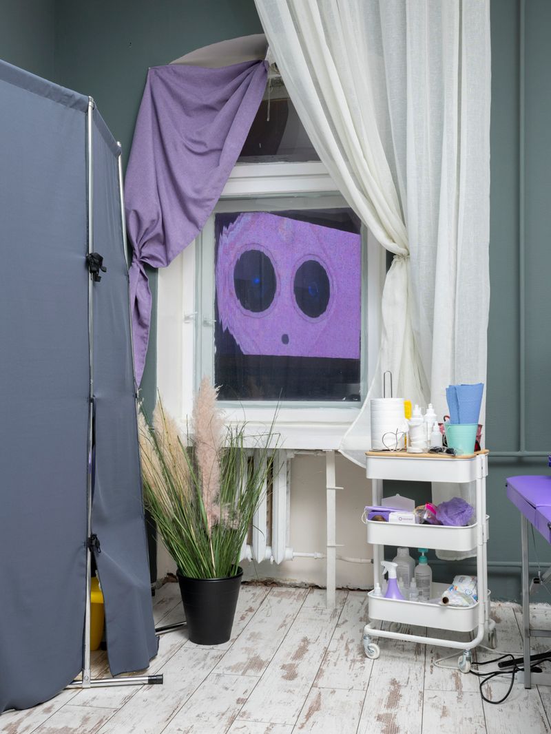 © Lorenzo Maccotta - Russian Federation, Sant Petersburg December 2021: interior view of a beauty salon.