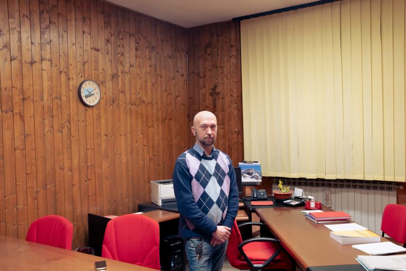 © giulio longo - Mompantero's mayor, near Susa. He says that being NO TAV it's something that has always accompanied his political journey.