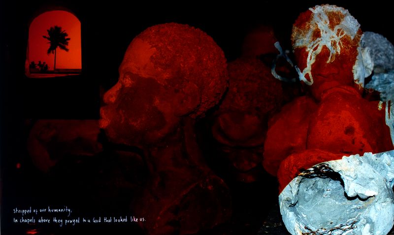 © Melanie Issaka - Stripped of our humanity, In chapels above, they prayed to a God that looked like us.