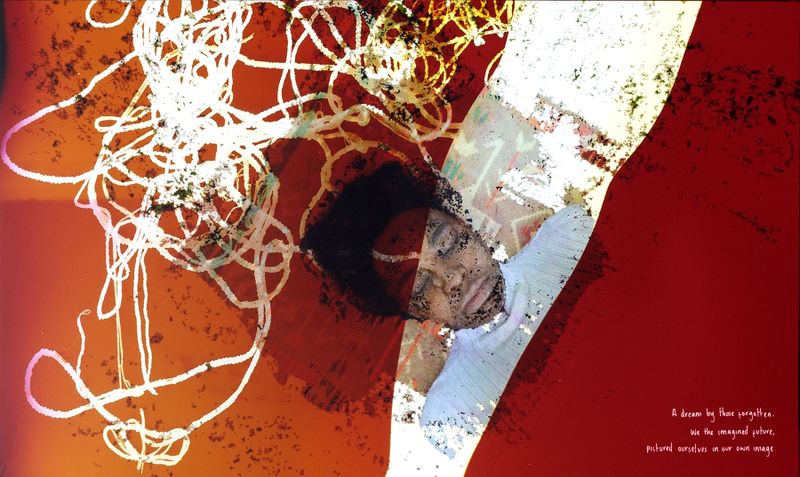 © Melanie Issaka - A dream by those forgotten. We, the imagined future, Pictured ourselves in our own image.