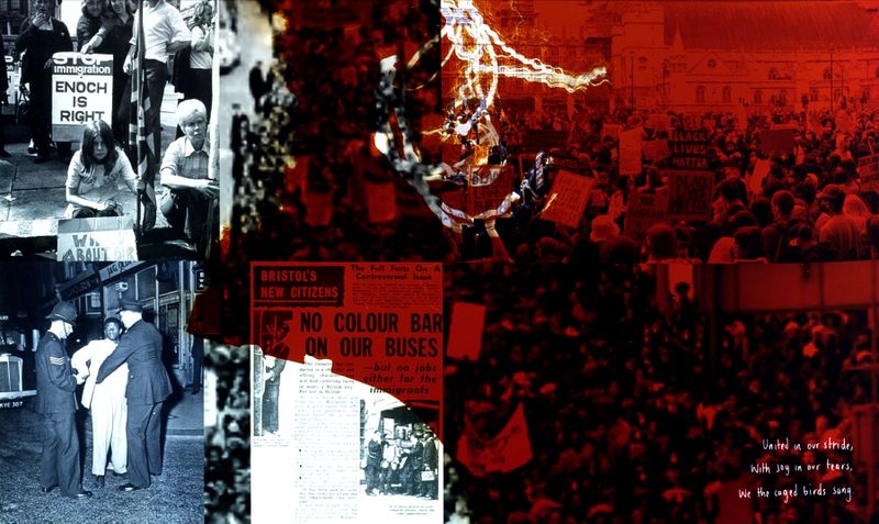 © Melanie Issaka - United in our stride, With Joy in our tears, We, the caged Birds, sang.